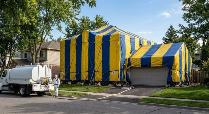 Termite Tenting in Fredericksburg, VA